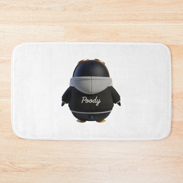 Item preview, Avi Poody – Black (Back View) | Cute Aviator Penguin Character designed and sold by HNstory.