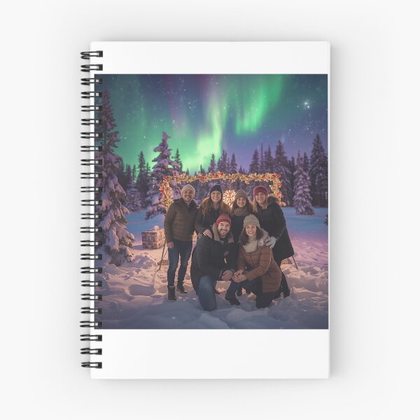 Item preview, Northern Lights Christmas Magic – Festive Aurora Winter Celebration designed and sold by Fouziaart08.