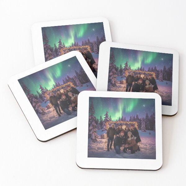 Item preview, Northern Lights Christmas Magic – Festive Aurora Winter Celebration designed and sold by Fouziaart08.