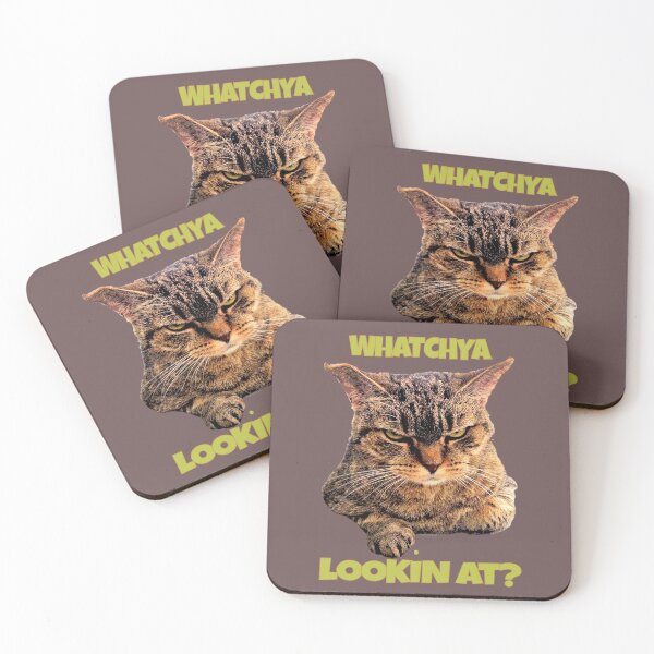 Item preview, Whatchya Lookin At Cat designed and sold by kristalcurt.