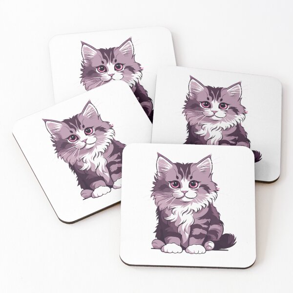 Item preview, Cute Cat Art designed and sold by LuxoraShop98.