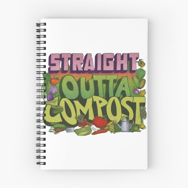 Item preview, Straight Outta Compost Shirt – Funny Eco & Gardening Tee designed and sold by FitEnvy.