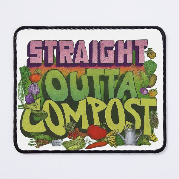 Item preview, Straight Outta Compost Shirt – Funny Eco & Gardening Tee designed and sold by FitEnvy.