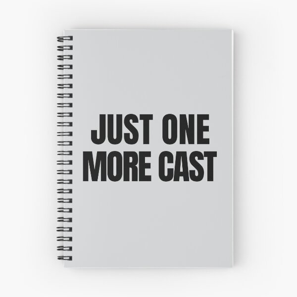 Item preview, Just One More Cast Fishing Quote designed and sold by EimSol.