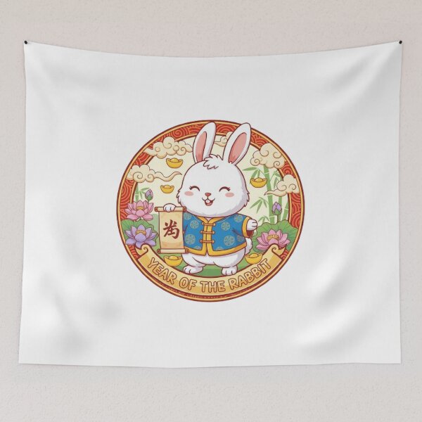 Item preview, YEAR OF THE RABBIT designed and sold by likbatonboot.