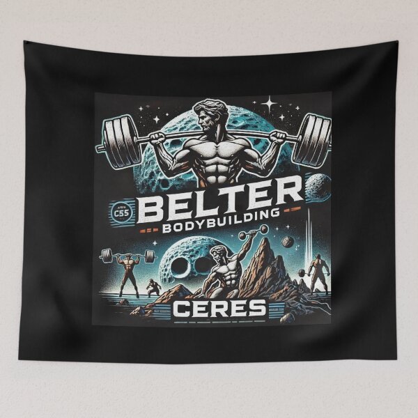 Item preview, Belter Bodybuilding – Sci-Fi Asteroid Belt Gym & Space Fitness Design designed and sold by RollFuzzy.