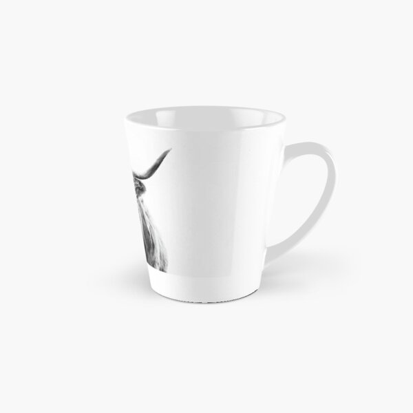 Cow With Long Hair Over Its Face Coffee Mug by John Short - Pixels