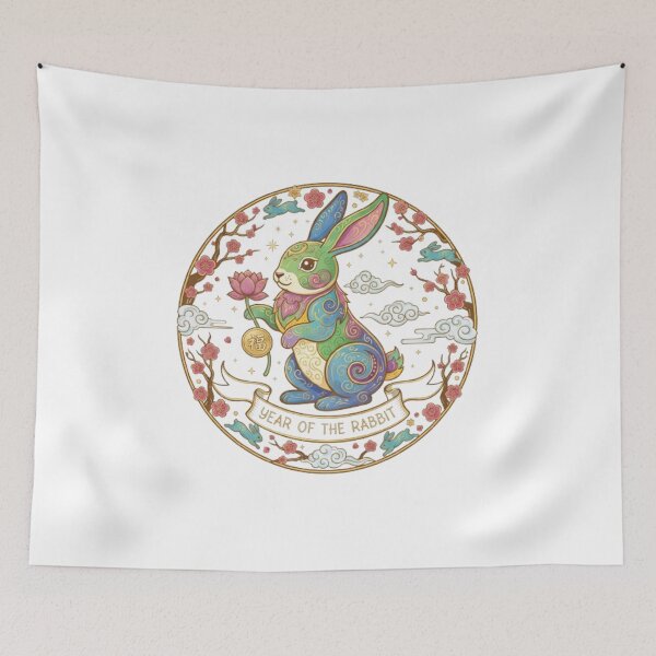 Item preview, YEAR OF THE RABBIT designed and sold by likbatonboot.