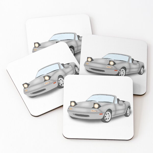 Item preview, Silver Mazda MK1 MX5 Miata designed and sold by Cl03xoart.
