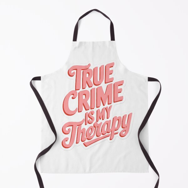 Item preview, True Crime Is My Therapy – Funny Art for Crime Fans designed and sold by Trendy Sticker & Merch Collection - Express Yourself.