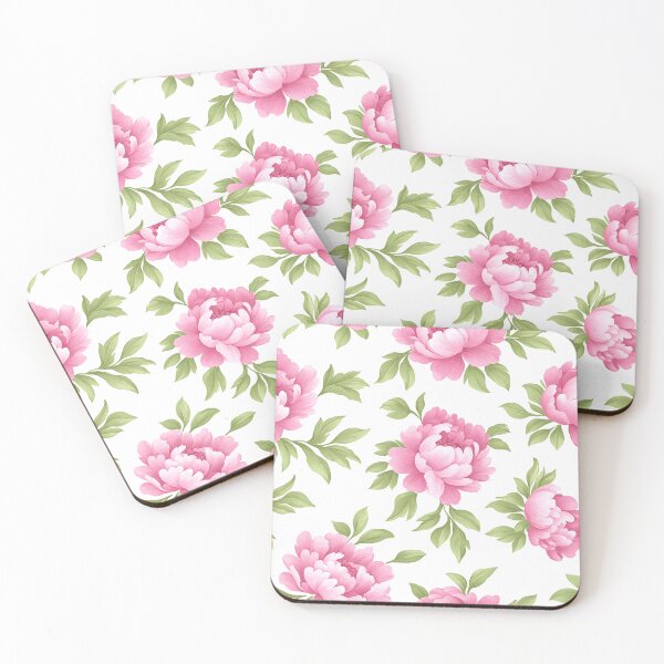 Item preview, The image features a seamless pattern of pink peonies with green leaves, creating a soft, elegant, and romantic floral design suitable for many applications. designed and sold by rujlaphusstudio.