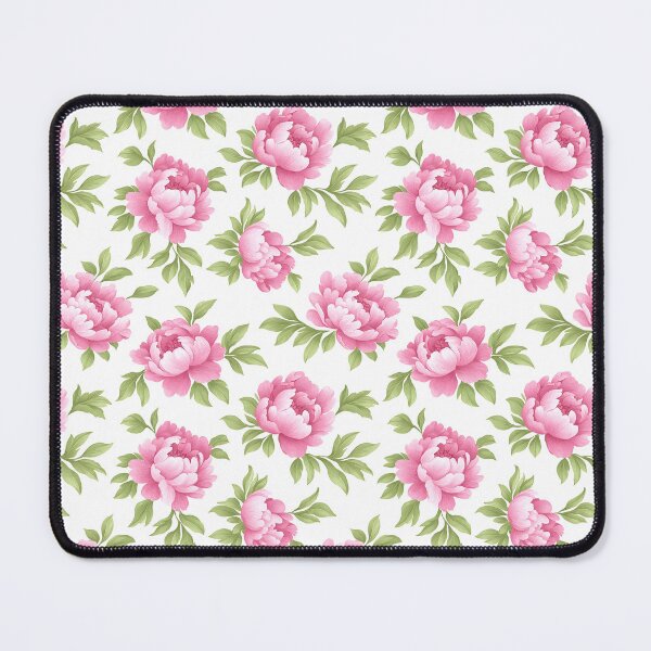Item preview, The image features a seamless pattern of pink peonies with green leaves, creating a soft, elegant, and romantic floral design suitable for many applications. designed and sold by rujlaphusstudio.