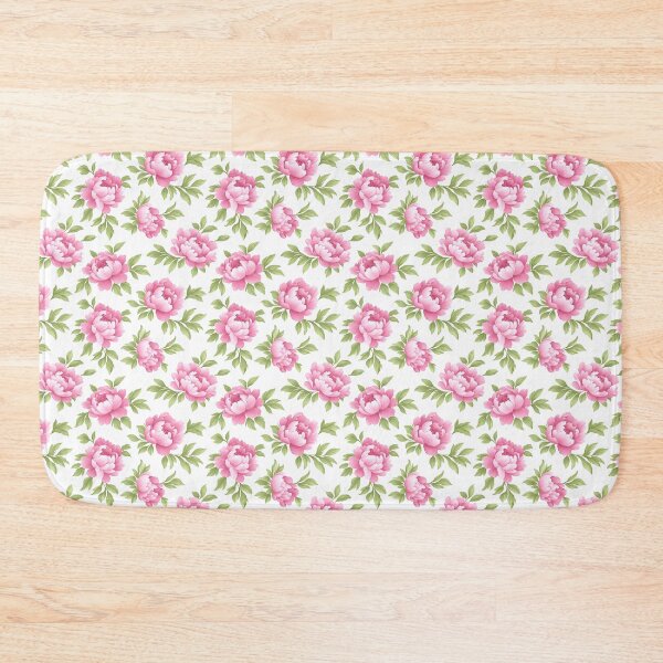 Item preview, The image features a seamless pattern of pink peonies with green leaves, creating a soft, elegant, and romantic floral design suitable for many applications. designed and sold by rujlaphusstudio.