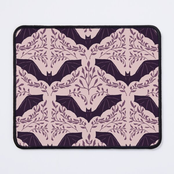 Item preview, Cute Pink & Purple Bat Pattern – Pastel Gothic Spooky Illustration designed and sold by Naine M..