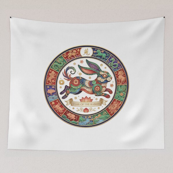 Item preview, YEAR OF THE RABBIT designed and sold by likbatonboot.
