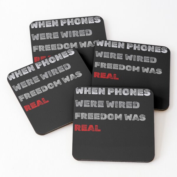 Item preview, Retro Freedom Gift – When Phones Were Wired, Freedom Was Real designed and sold by BLAKZONE.