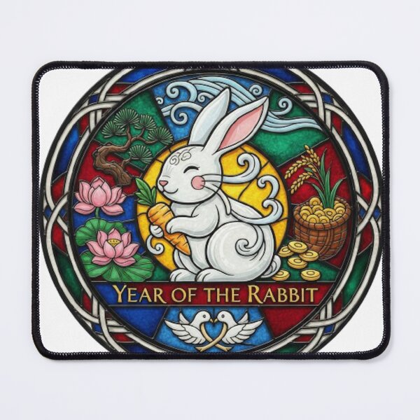 Item preview, YEAR OF THE RABBIT designed and sold by likbatonboot.