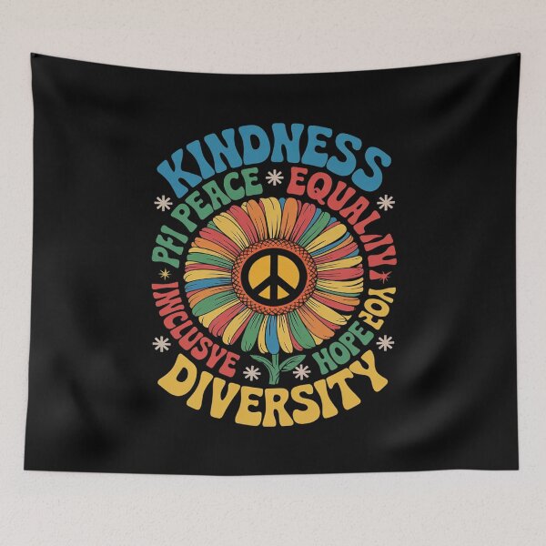 Item preview, Kindness Peace Equality Love Hope Diversity Human Rights10  designed and sold by PowAcademy.