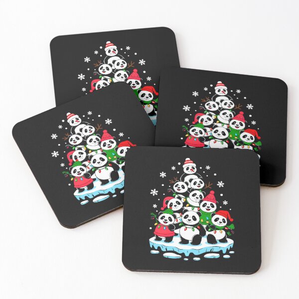 Item preview, Panda Christmas Tree Panda Lover Xmas Squad designed and sold by WayTBeenkenArt.