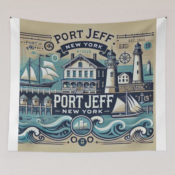 Item preview, Port Jeff Hidden Gem Long Island NY Souvenir  | Port Jefferson Local Pride Gift designed and sold by FitEnvy.