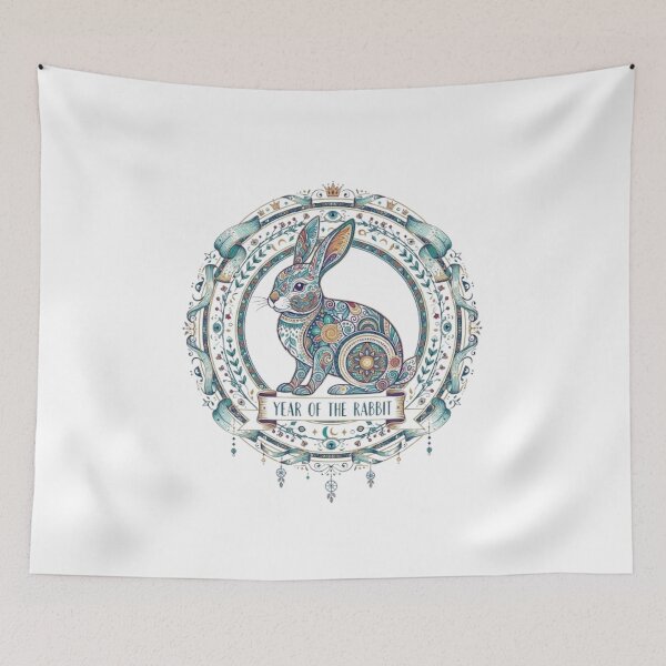 Item preview, YEAR OF THE RABBIT designed and sold by likbatonboot.