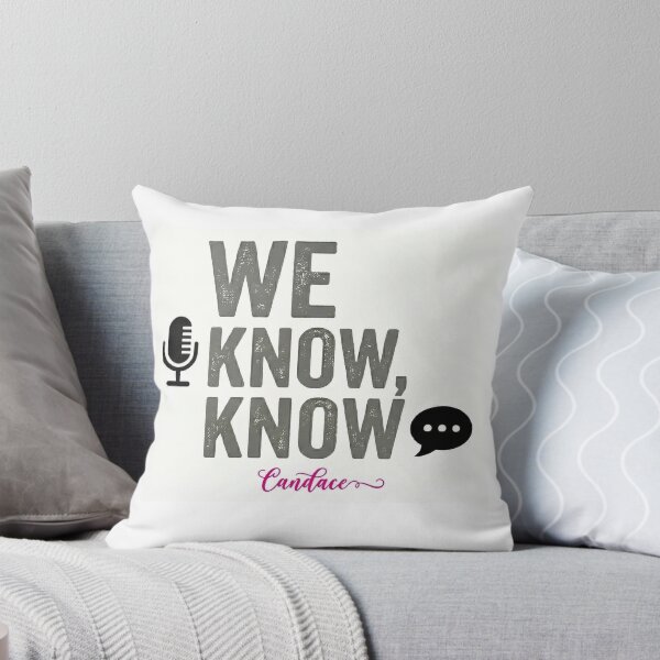 Item preview, WE KNOW, KNOW - Candace - Political Commentary Fan Art - Hot Pink on White Background designed and sold by Miss Cutie Designs.
