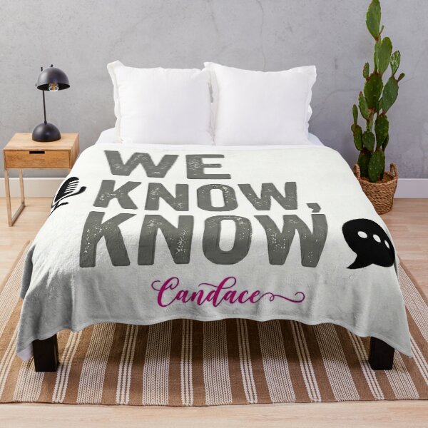 Item preview, WE KNOW, KNOW - Candace - Political Commentary Fan Art - Hot Pink on White Background designed and sold by Miss Cutie Designs.