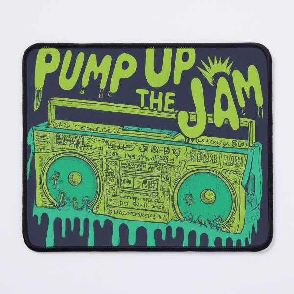 Item preview, 90s Music Shirt – Pump Up the Jam Retro Throwback Tee designed and sold by FitEnvy.