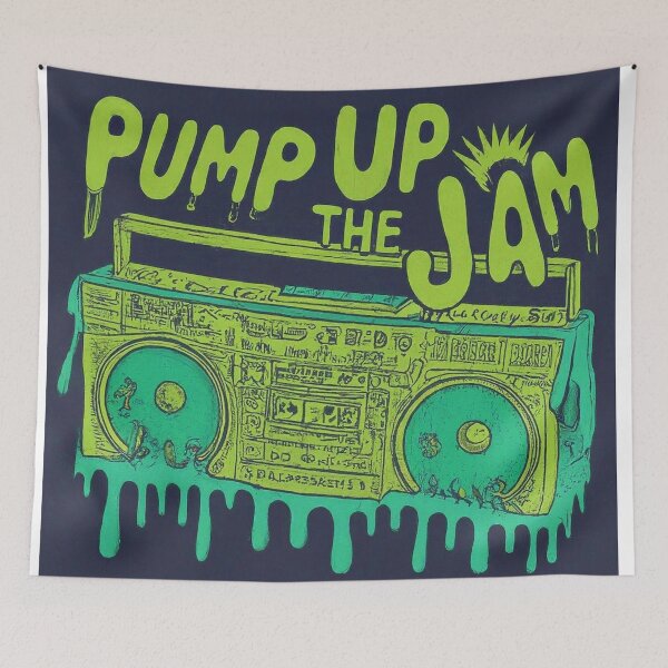 Item preview, 90s Music Shirt – Pump Up the Jam Retro Throwback Tee designed and sold by FitEnvy.