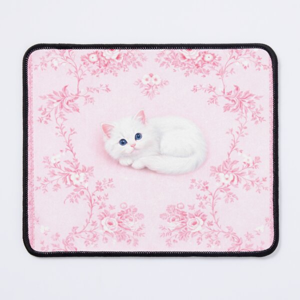 Item preview, Kitten in Floral Playfulness designed and sold by Auroracat2025.