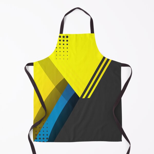 Item preview, Geometric Abstract Yellow Blue Background designed and sold by CharlieDesings.