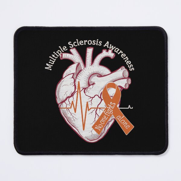 Item preview, Multiple Sclerosis Awareness MS Awareness Heart Support designed and sold by MythWoot.
