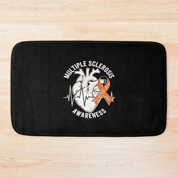 Item preview, Multiple Sclerosis Awareness MS Awareness Heart Support  designed and sold by CombatTask.