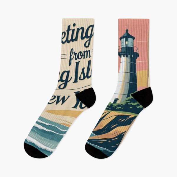 Item preview, Greetings From Long Island Shirt – Vintage Travel Postcard Tee designed and sold by FitEnvy.