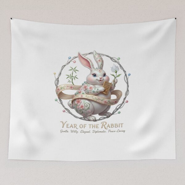 Item preview, YEAR OF THE RABBIT designed and sold by likbatonboot.