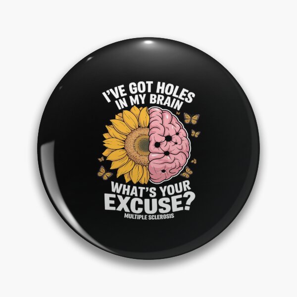 Item preview, Multiple Sclerosis Awareness MS I've Got Holes In My Brain  designed and sold by MythWoot.