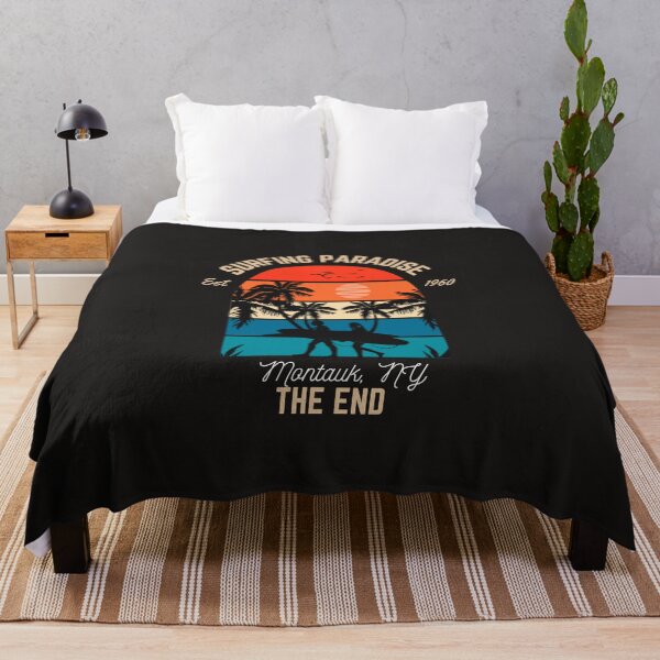 Item preview, Surfing Paradise, Montauk, NY, The End, Long Island Surfing designed and sold by FitEnvy.