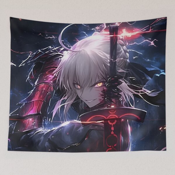 Item preview, Saber-Dark Anime Swordsgirl designed and sold by Dyan4.