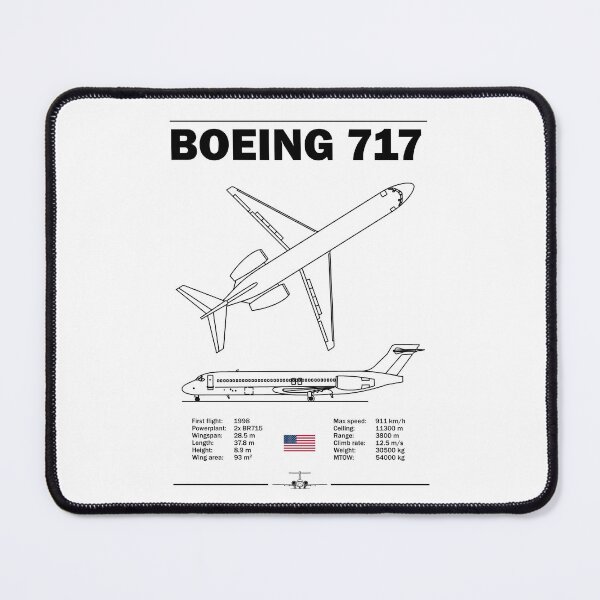 Item preview, Boeing 717 Technical Blueprint designed and sold by Justinian Matieu.