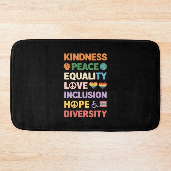 Item preview, Kindness Peace Equality Love Inclusion Hope Diversity 15  designed and sold by PowAcademy.