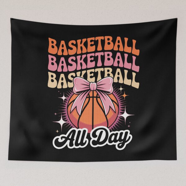 Item preview, Basketball Coquette Bow Game Day designed and sold by tiemacopaxer.