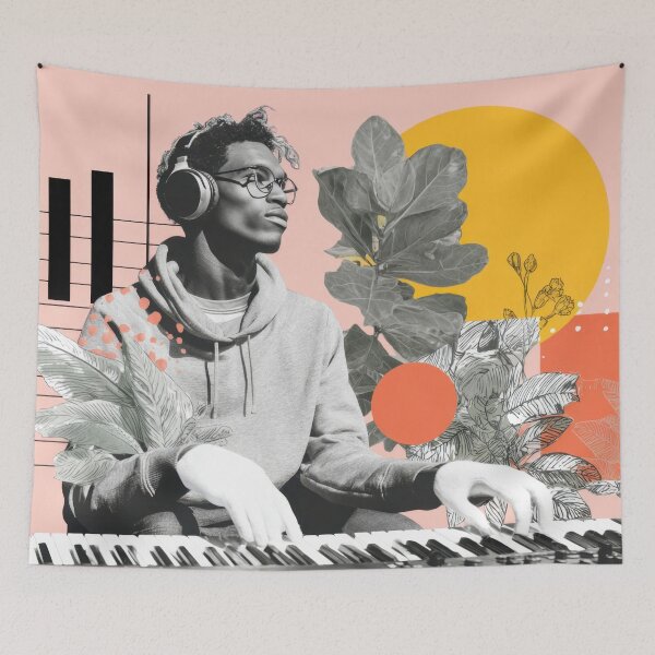 Item preview, Young musician on stage designed and sold by anytka.