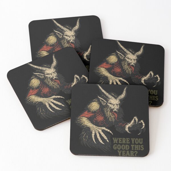 Item preview, Were You Good This Year? – Dark Holiday Creature Illustration designed and sold by Zietvane.
