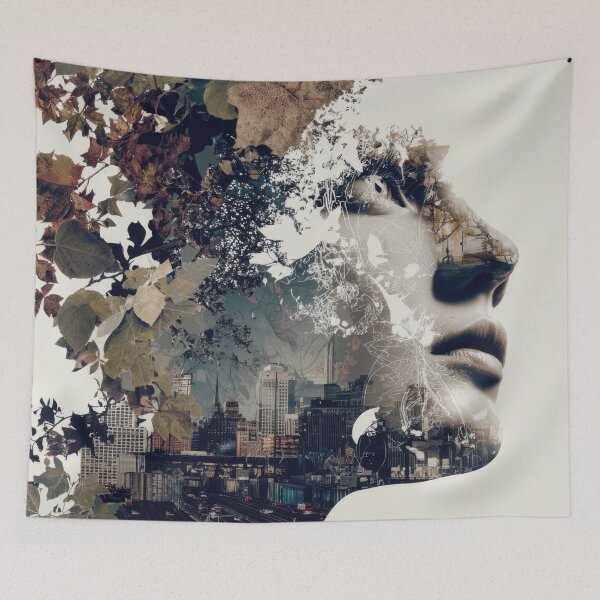 Item preview, City and nature blend in art designed and sold by anytka.