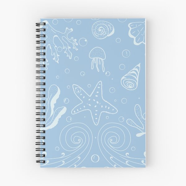 Item preview, Ocean blue seashells pattern designed and sold by Min659.