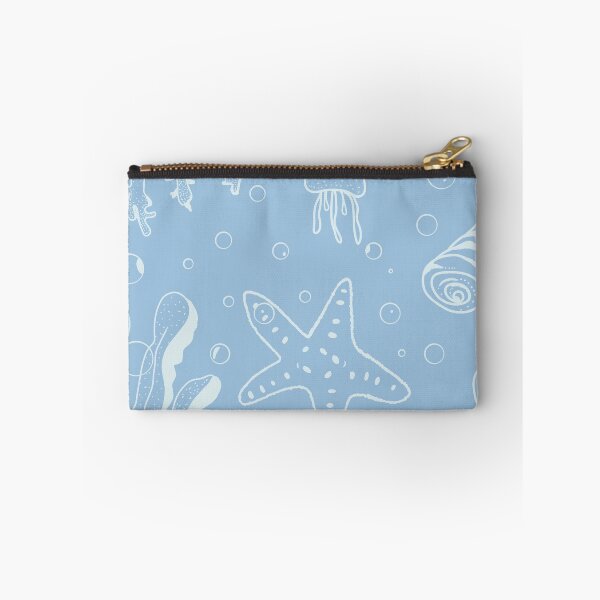 Item preview, Ocean blue seashells pattern designed and sold by Min659.