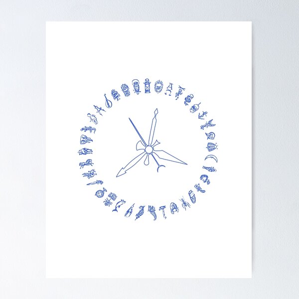 Item preview, Blue Alethiometer Symbol Dial, Golden Compass, Symbol Reader - His Dark Materials inspired fan art  designed and sold by S Hazelwood .