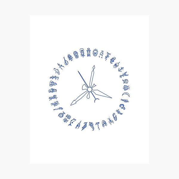 Item preview, Blue Alethiometer Symbol Dial, Golden Compass, Symbol Reader - His Dark Materials inspired fan art  designed and sold by S Hazelwood .