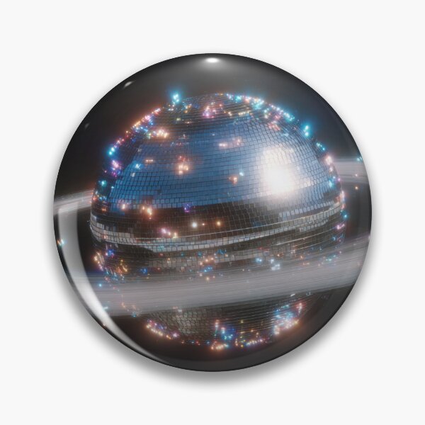 Item preview, Disco ball in space with rings designed and sold by anytka.