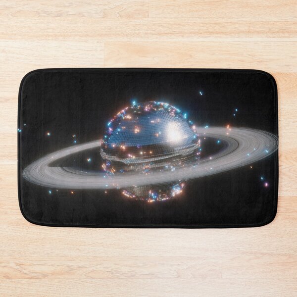 Item preview, Disco ball in space with rings designed and sold by anytka.